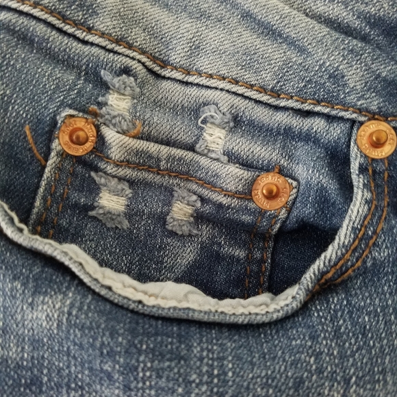 Mudd Slightly Distressed Skinny Jeans - Picture 3 of 4